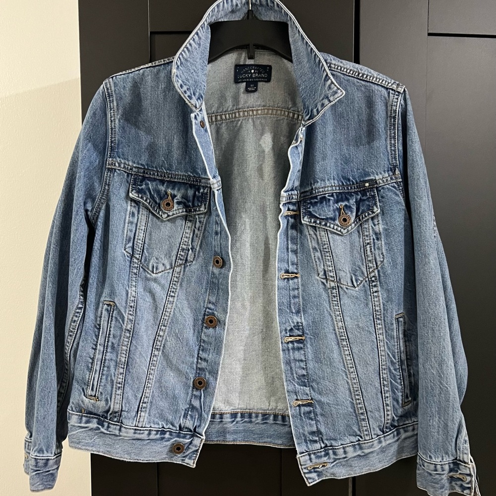 Lucky Brand Tomboy Trucker Jacket EUC